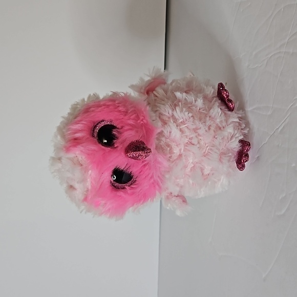 Ty Beanie Boo's  Twiggy Pink Owl Plush  Pre-owned - Picture 1 of 8
